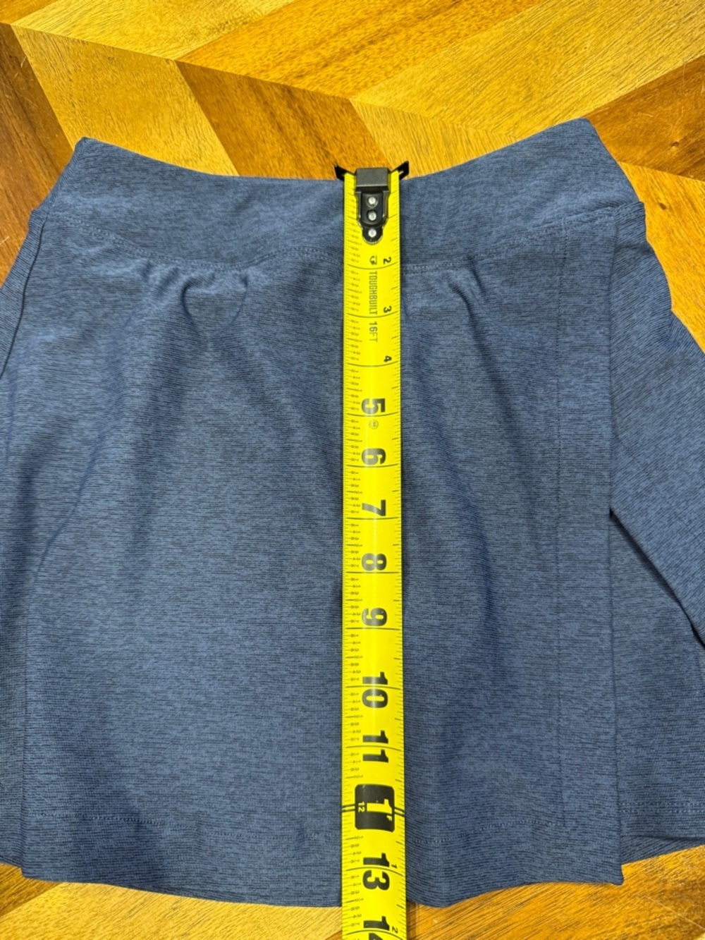 Outdoor Voices Heather Blue A-Line Skort - Picture 6 of 7